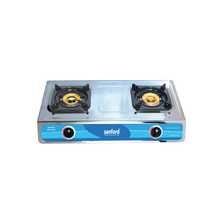 2 burner gas stove with stainless steel body auto ignition Powerful Flame sanford 1