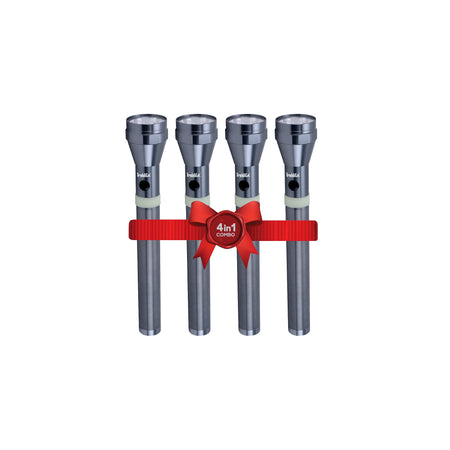 Treklite TL203SLC LED Flashlight Combo – 3-pack bundle, front view on white background