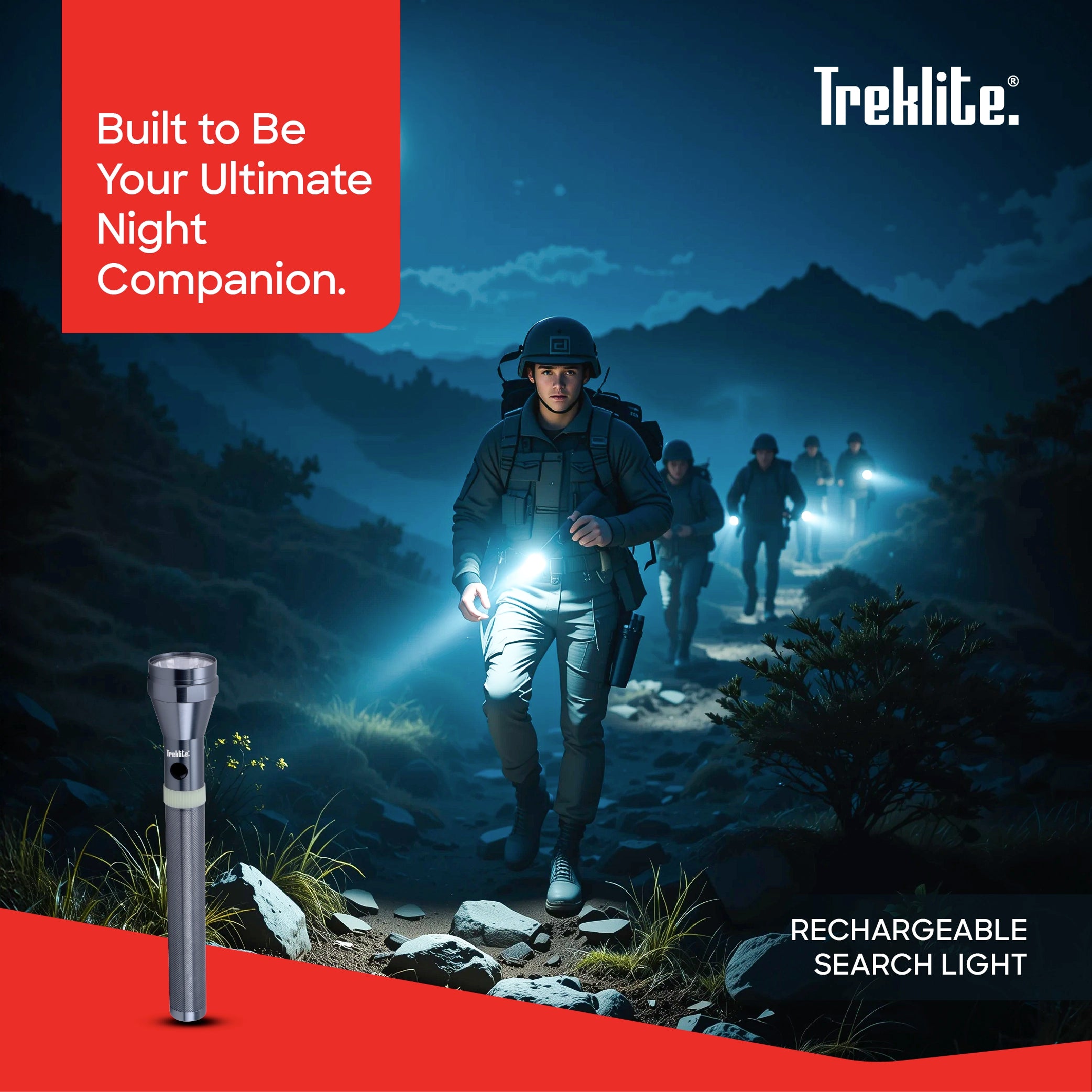 best rechargeable led flashlight Treklite Combo 3 Pack sanford 2