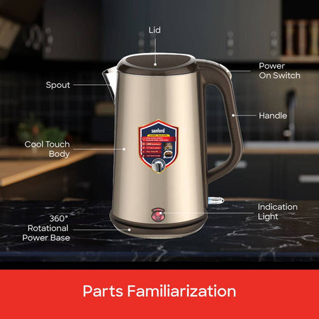 Sanford SF1868EK 1.7L Kettle Safety Features