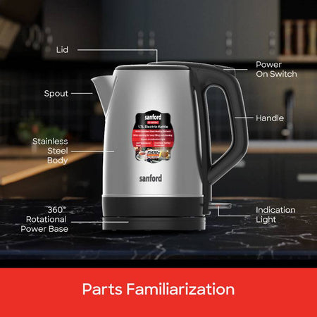 Sanford SF1851EK 1.7L Kettle Water Level Indicator
