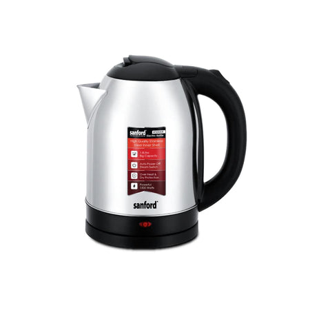 Sanford 1.8L Electric Kettle with Steel Inner Shell & Cool Touch | SF3342EK