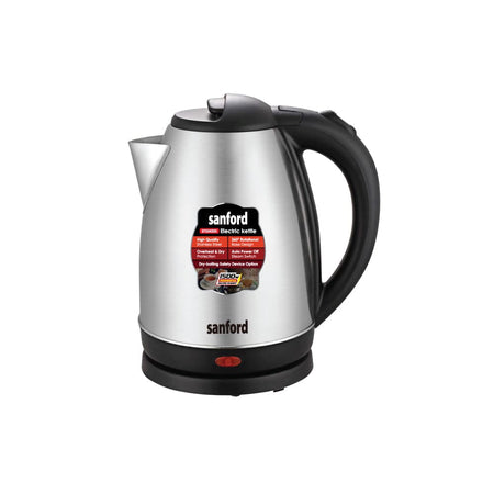 Sanford 1.8L Electric Kettle 1500W with Stainless Steel Body | SF3343EK