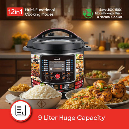 Sanford multi-function cooker multiple preset cooking modes