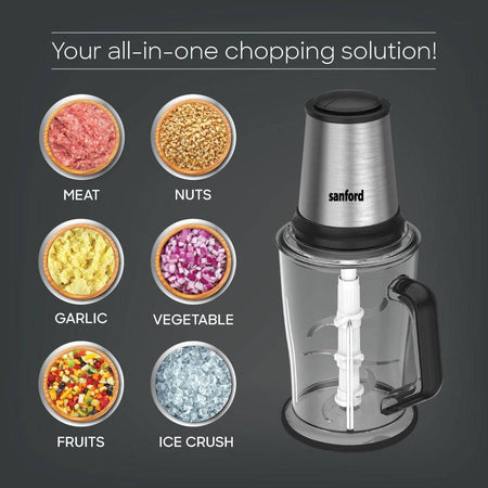 Sanford SF5587FC Electric Food Chopper in Use