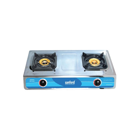 Sanford 2-Burner Stainless Steel Gas Stove with Auto Ignition | SF5220GC
