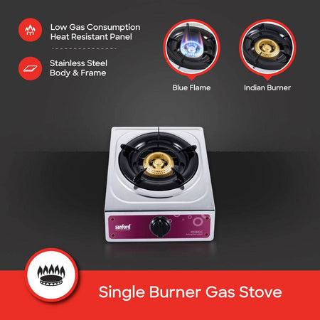 Sanford SF5352GC Gas Stove Heavy-Duty Burner Detail