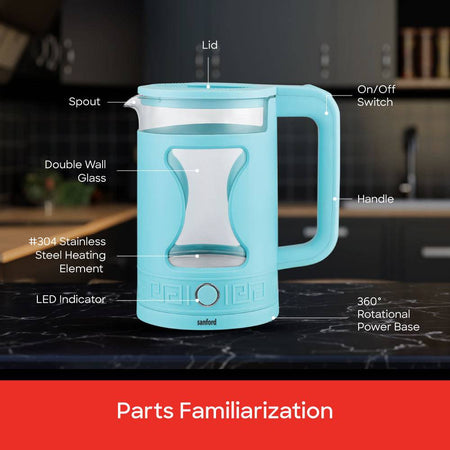 Sanford SF3359EK Electric Kettle Boil-Dry Protection