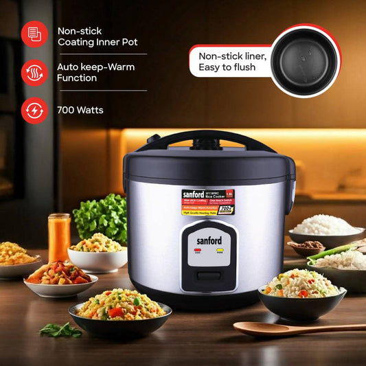 Sanford 1.8L Electric Rice Cooker | SF1189RC - SANFORD MIDDLE EAST DWC L.L.C