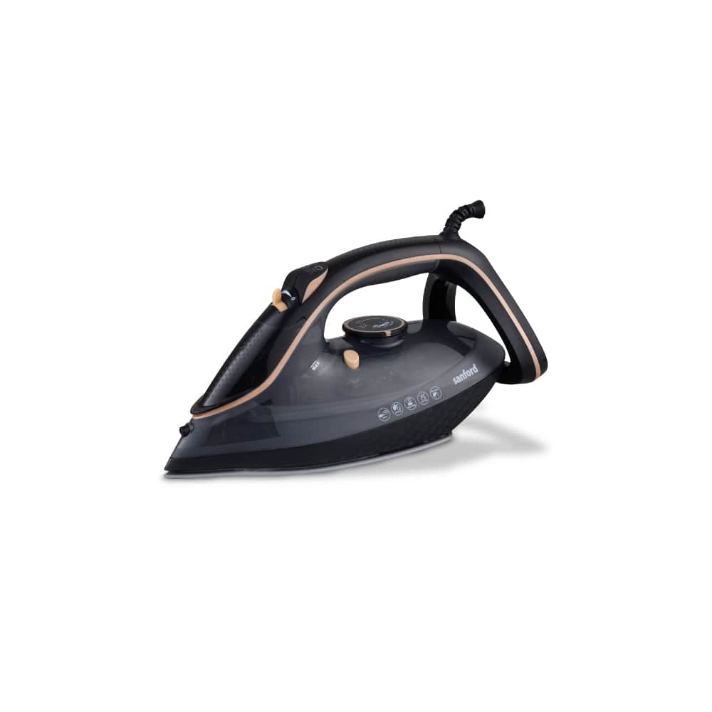 Steam iron 3500W ceramic soleplate self cleaning anti drip sanford 1