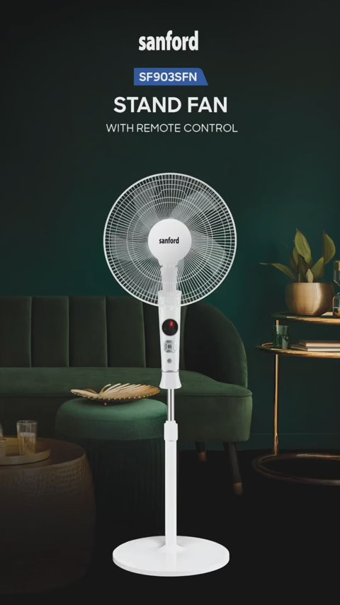 Sanford 16 inch 5 blade Stand Fan | SF903SFN